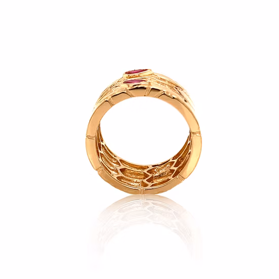 Forma animal 14K 925 Anillo de plata Bisutería Regalo para hombres